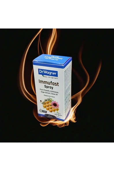 DR. WAGNER IMMUFAST SPREY PROPOLİS, EKİNEZYA VE ADAÇAYI İÇEREN SIVI TAKVİYE EDİCİ GIDA 20ML ŞİŞE