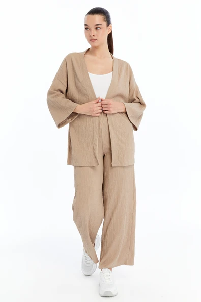 Kadın Kimono Pantolon Takım
