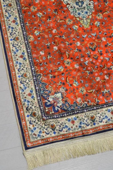 Pratik ve Taşınabilir İpek Dokulu Çantalı Seccade- KM005 - Resim 3