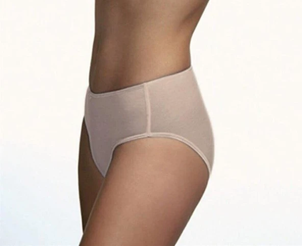 3 Adet Çift Kaplan Kadın Elastanlı Pamuk Külot Slip 610 - Resim 3