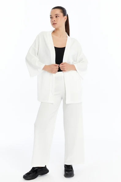 Kadın Kimono Pantolon Takım - 9