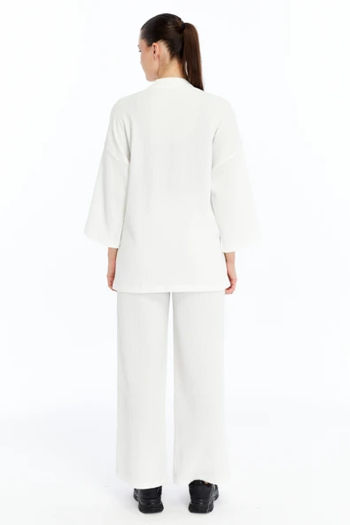 Kadın Kimono Pantolon Takım - 8