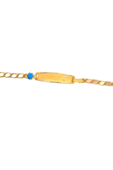 Cigold Taşlı Çocuk Bileklik 14 Ayar Altın 1.92 Gr OA-C11203029254 - 2