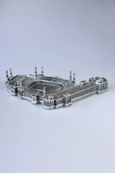 Mescid-i Haram Boytu Gümüş Renk - Resim 5