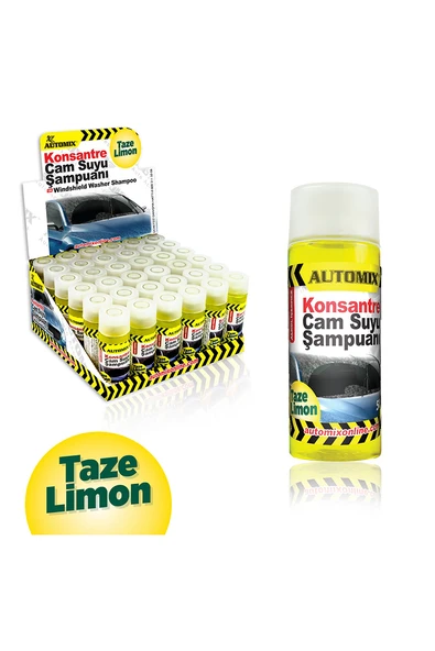 Konsantre Cam Suyu Şampuanı Taze Limon Esanslı 50 ml - 2