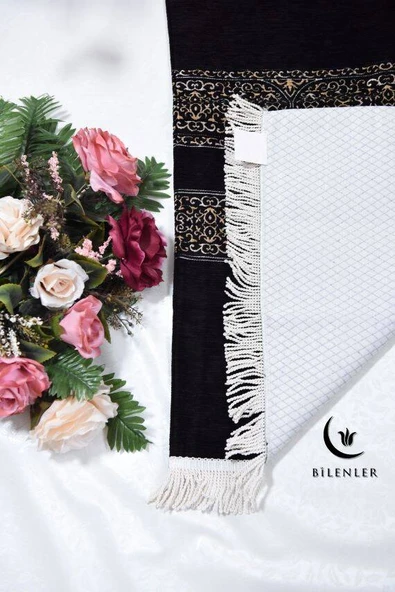 Kabe Örtüsü Desenli Astarlı Seccade - Resim 2