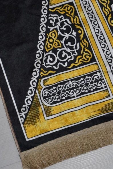 Pratik ve Taşınabilir İpek Dokulu Çantalı Seccade- KB1001 - Resim 3