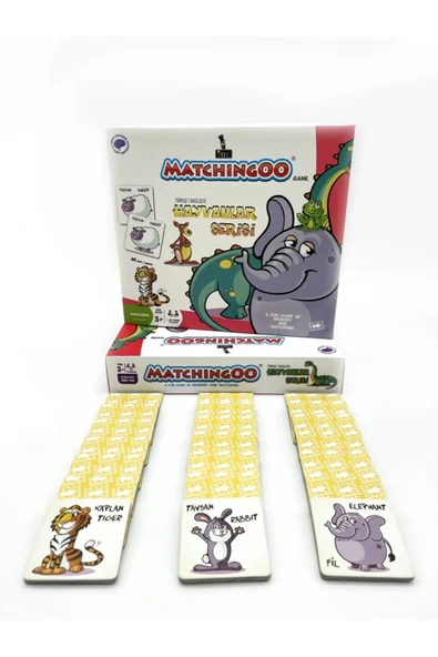 Matchingoo Memory Game Hafıza Oyunu Hayvanlar Serisi