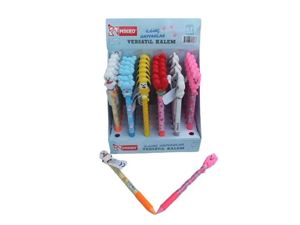 MİKRO VERSATİL KALEM 0.7mm MP-521 İLGİNÇ HAYVANLAR