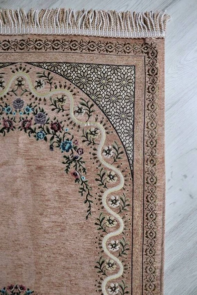 Çeyizlik Hediyelik Astarlı Seccade Pembe - 3