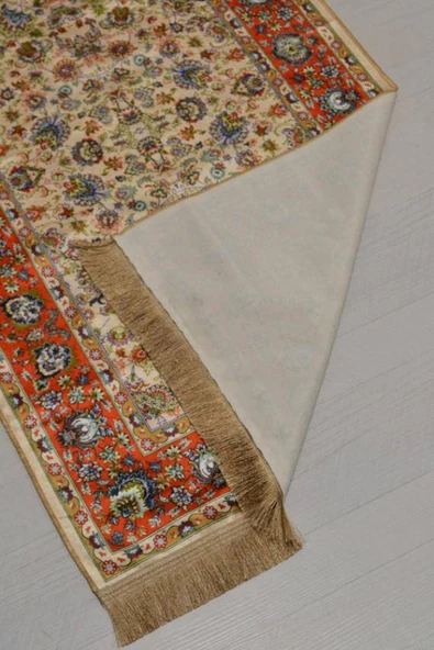 Pratik ve Taşınabilir İpek Dokulu Çantalı Seccade-P1001 - Resim 3