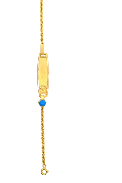 Cigold Taşlı Çocuk Bileklik 14 Ayar Altın 1.50 Gr OA-C11303029248 - 3