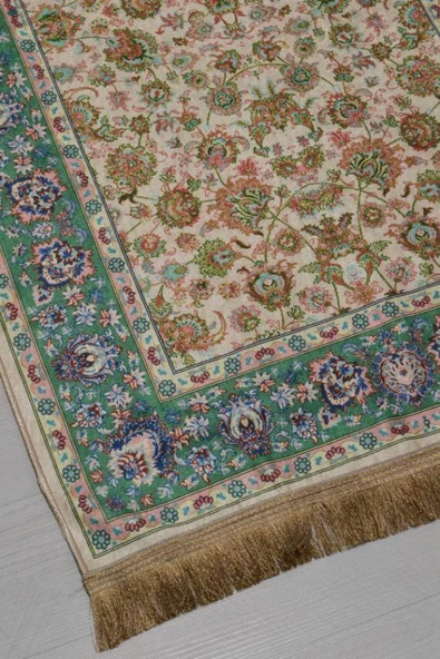 Pratik ve Taşınabilir İpek Dokulu Çantalı Seccade-MT09 - Resim 3