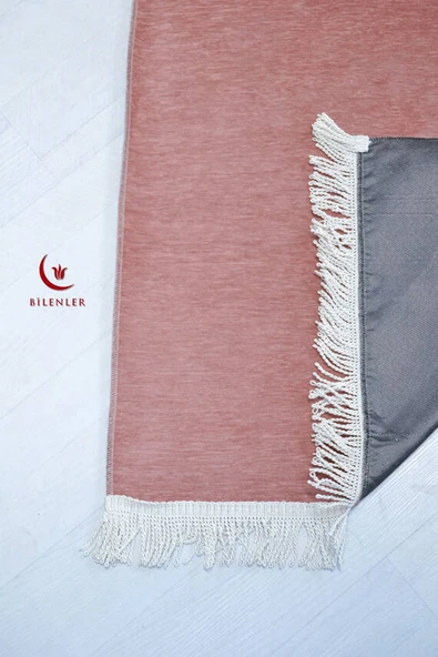 Kabe Örtüsü Şönil Kadife Seccade Pembe Renk - Resim 3