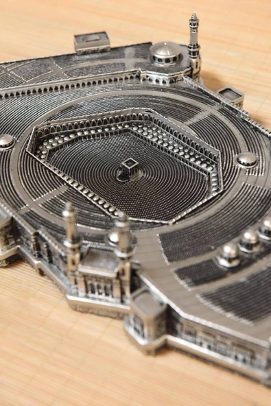 Mescid-i Haram Boytu Gümüş Renk - Resim 2