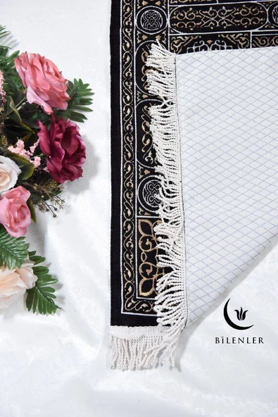Kabe Kapısı Desenli Astarlı Seccade - Resim 2