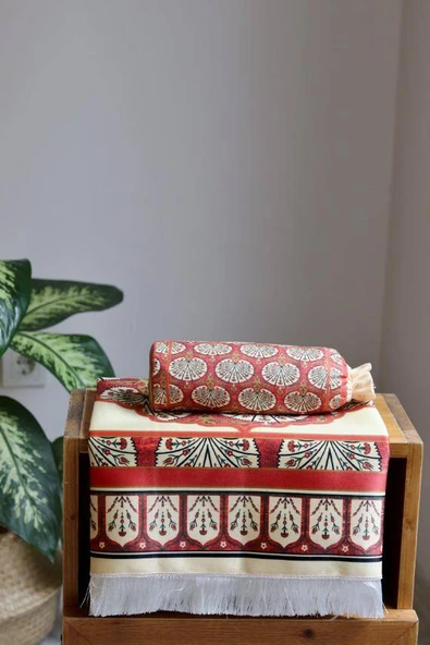 İpek Dokulu Keseli Seccade Çok Renkli- KT01 - Resim 3