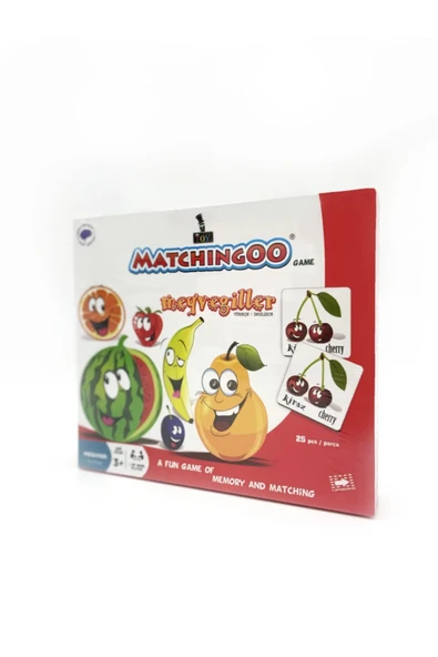 Matchingoo Memory Game Hafıza Oyunu Meyvegiller