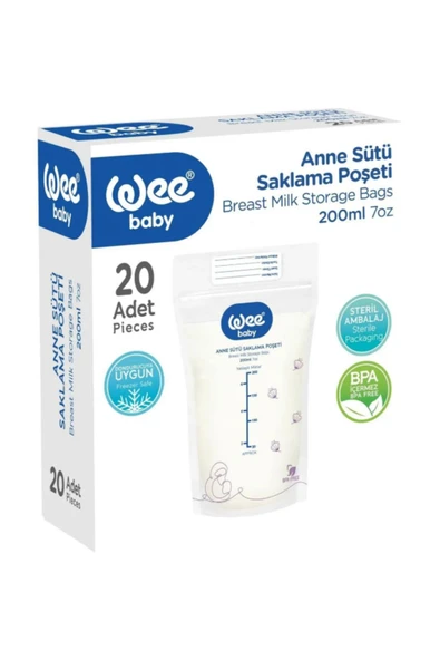 WEE 558 SÜT SAKLAMA POŞETİ 20'Lİ - 2