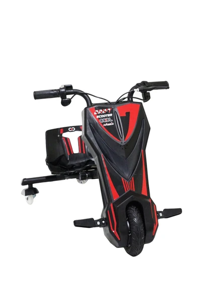 Cool Wheels Işıklı Drift Scooter, Elektrikli, Müzikli, 8+ Üstü Kırmızı FR59946 - 2