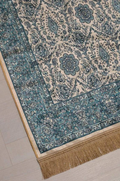 Pratik ve Taşınabilir İpek Dokulu Çantalı Seccade-M1001 - Resim 3