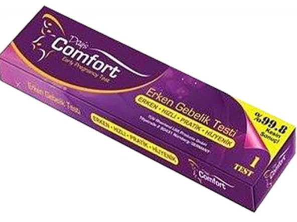 DAY'S COMFORT ERKEN GEBELİK TESTİ - 50 ADET