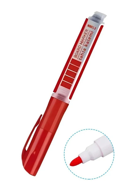 Yazı Tahta Kalemi Keçe Uçlu 1 Adet Kolay Silinebilir Beyaz Yazı Tahta Kalemi Keçe Uçlu Okul Öğrenci