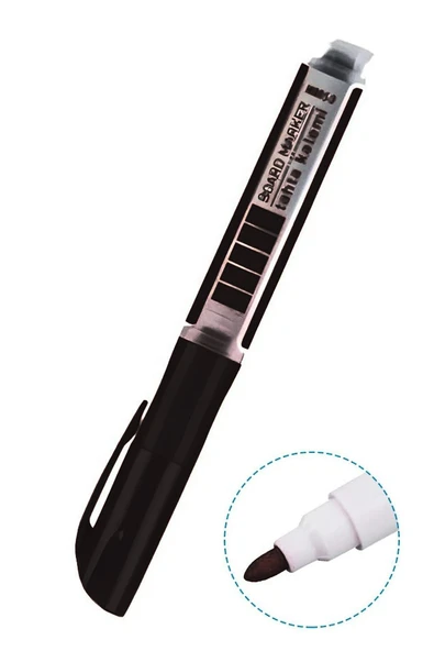 Yazı Tahta Kalemi Keçe Uçlu 1 Adet Kolay Silinebilir Beyaz Yazı Tahta Kalemi Keçe Uçlu Okul Öğrenci - 3