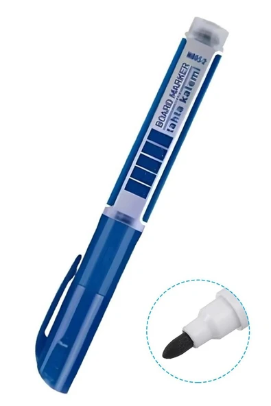 Yazı Tahta Kalemi Keçe Uçlu 1 Adet Kolay Silinebilir Beyaz Yazı Tahta Kalemi Keçe Uçlu Okul Öğrenci - 2