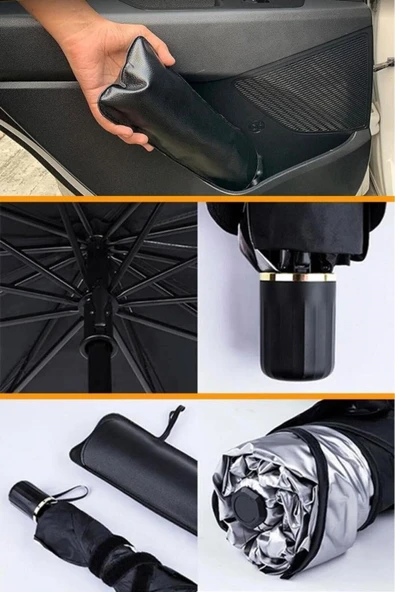 Harley-Davidson Street Rod uyumlu oto şemsiye ön cam güneşlik - Resim 3