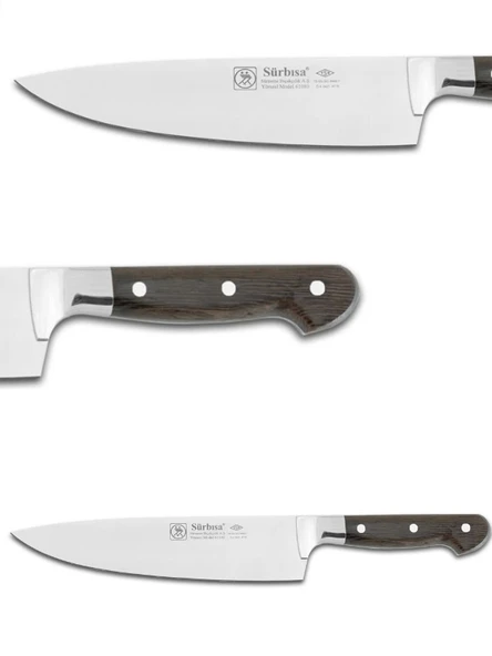 Sürbisa Ahşap Saplı Yöresel Aşçı Bıçağı 61080-YM 20.0 cm - 2