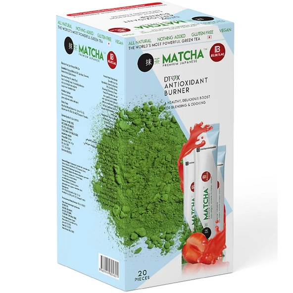 BİLGE İLAÇ MATCHA PREMİUM JAPANESE ÇİLEK AROMALI MATCHA ÇAYI