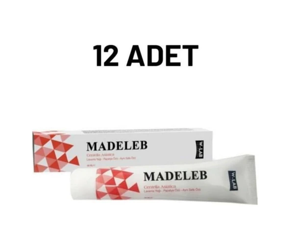 W-LAB MADELEB CİLT YENİLEYİCİ KREM 12 X 40 ML