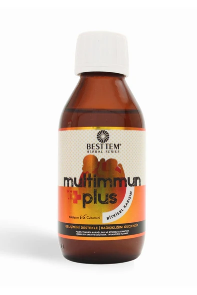 BESTTEM MULTİMMUN PLUS C VİTAMİNİ VE KALSİYUM DEPOSU GÜNLÜK KULLANIM TAKVİYE GIDA DOĞAL 100ML - Resim 6