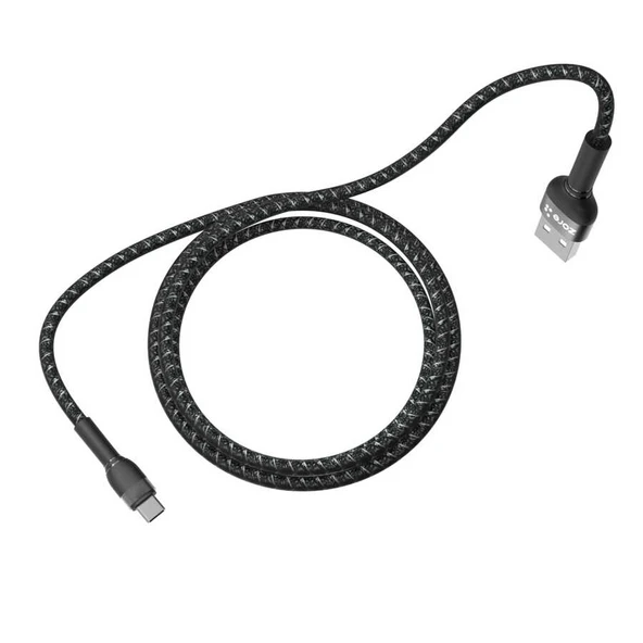 Xiaomi Redmi 8A uyumlu Hızlı Şarj Kablosu USB Type-C Örgülü Kablo - Shıra Serisi - 3