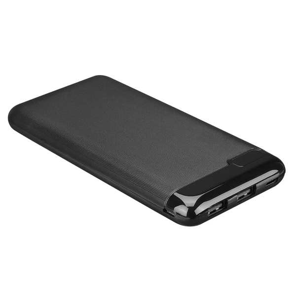 S-link IP-K11 10000mAh LCD Şeffaf 15W Siyah Taşınabilir Powerbank - 3