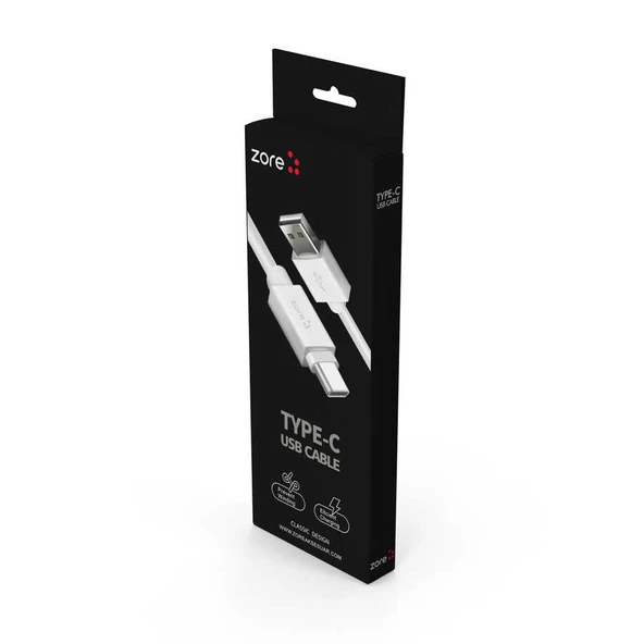 Xiaomi Redmi 8A uyumlu Hızlı Şarj Kablosu USB Type-C 1 metre Kablo - Z-39 - 3