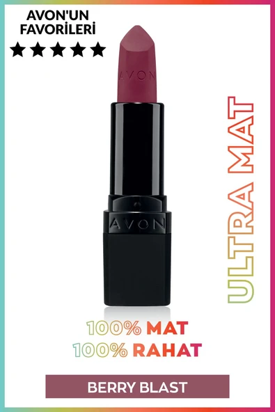 AVON Ultra Mat Ruj Berry Blast