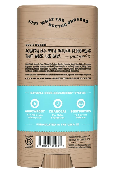 Dr. Squatch Coconut Castaway Alüminyumsuz Stick Deodorant 75GR - 2