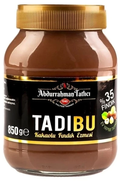 Abdurrahman Tatlıcı Tadıbu Kakaolu Fındık Ezmesi 850 gr