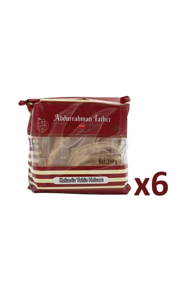 Abdurrahman Tatlıcı Kakaolu Tahin Helvası 300 Gr X 6 Adet