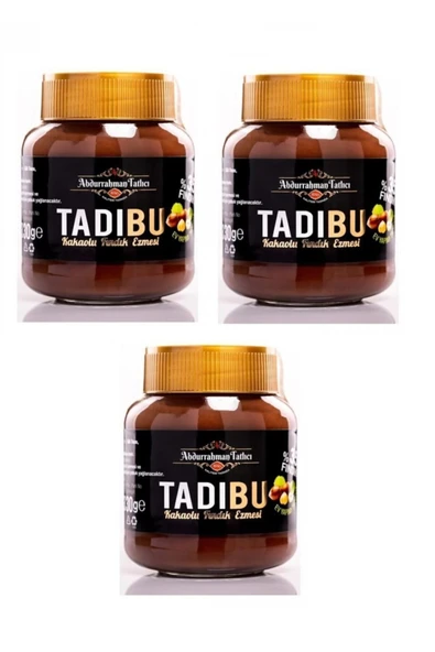 Abdurrahman Tatlıcı Tadıbu Kakaolu Fındık Ezmesi 3 X 330 Gr - 2
