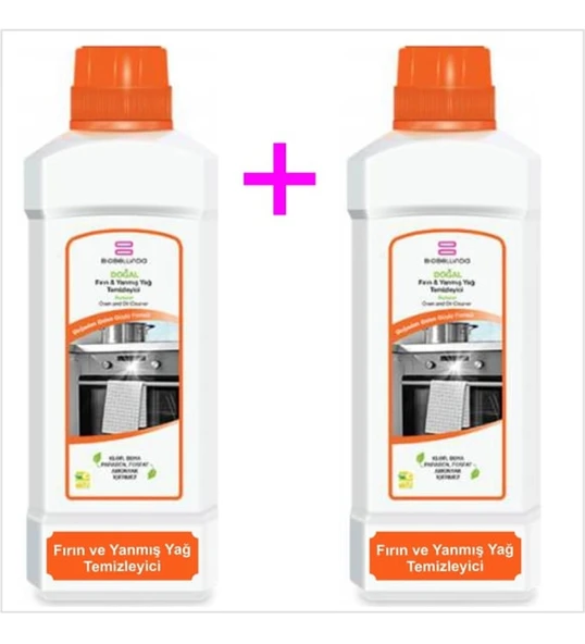 BİOBELLİNDA 2 ADET FIRIN YANMIŞ YAĞ TEMİZLEYİCİ