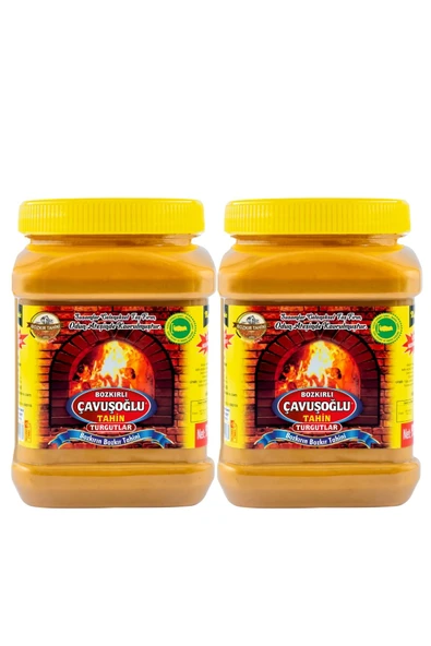 Bozkırlı Çavuşoğlu Çifte Kavrulmuş Kepeksiz Bozkır Tahini 930 Gr X 2 Adet