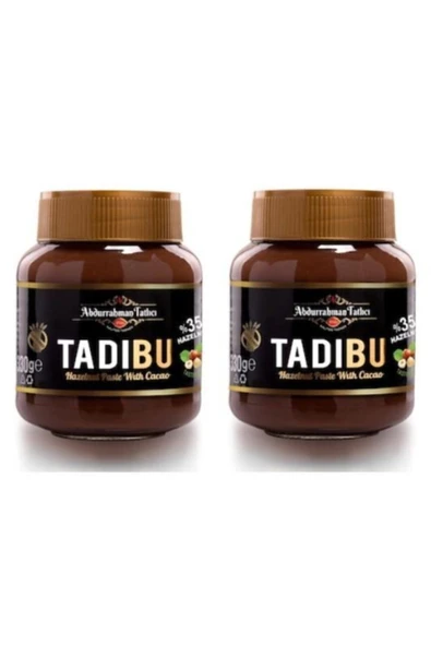 Abdurrahman Tatlıcı Tadıbu Kakaolu Fındık Ezmesi 2 X 330 G