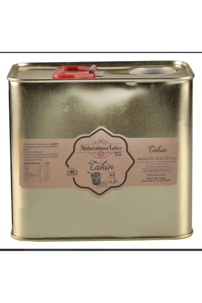 Abdurrahman Tatlıcı Özel Seri Teneke Tahin 2300 gr 1 Adet - 2