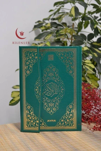 Bilgisayar Hatlı Mühürlü Kuran-ı Kerim Rahle Boy Yeşil