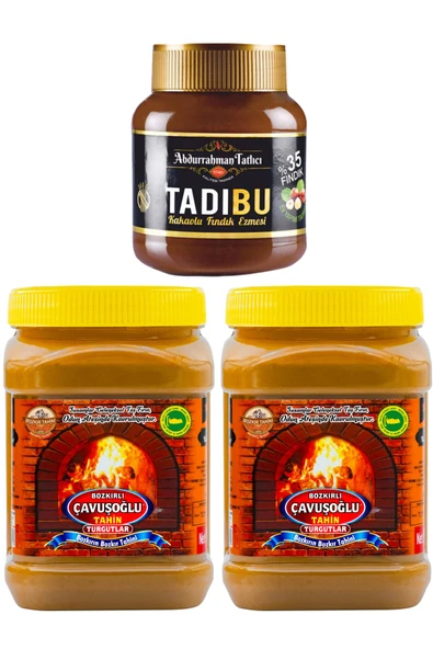 Abdurrahman Tatlıcı Tadıbu 330g + 2 X Odun Ateşinde Kepekli Bozkır Tahini 930g