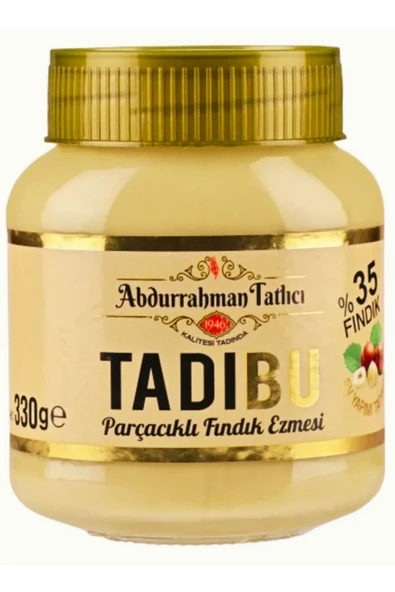 Abdurrahman Tatlıcı TADIBU KAKAOLU FINDIK KREMASI VE PARÇACIKLI FINDIK KREMASI 330 gr - 3