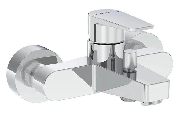 Artema Flow Square Banyo Bataryası + Lavabo Bataryası Set - 3